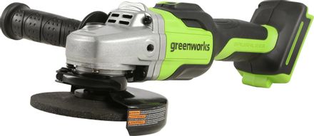 Угловая шлифмашина GREENWORKS GD24AG,  аккумуляторная, без АКБ, без ЗУ [3200207]