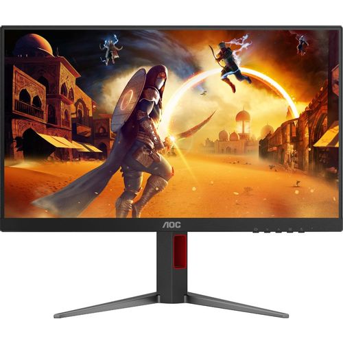 23.8" Монитор AOC 24G4HA, 1920x1080, IPS, 200Гц, 2хHDMI, 1хDP, черный/красный
