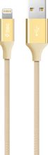 Изображение товара Кабель TTEC 2DK16A,  Lightning (m) -  USB (m),  1.2м,  MFI,  в оплетке,  золотистый