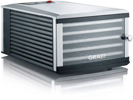 Сушилка для овощей и фруктов GRAEF DA506EU, серебристый, 6 поддонов