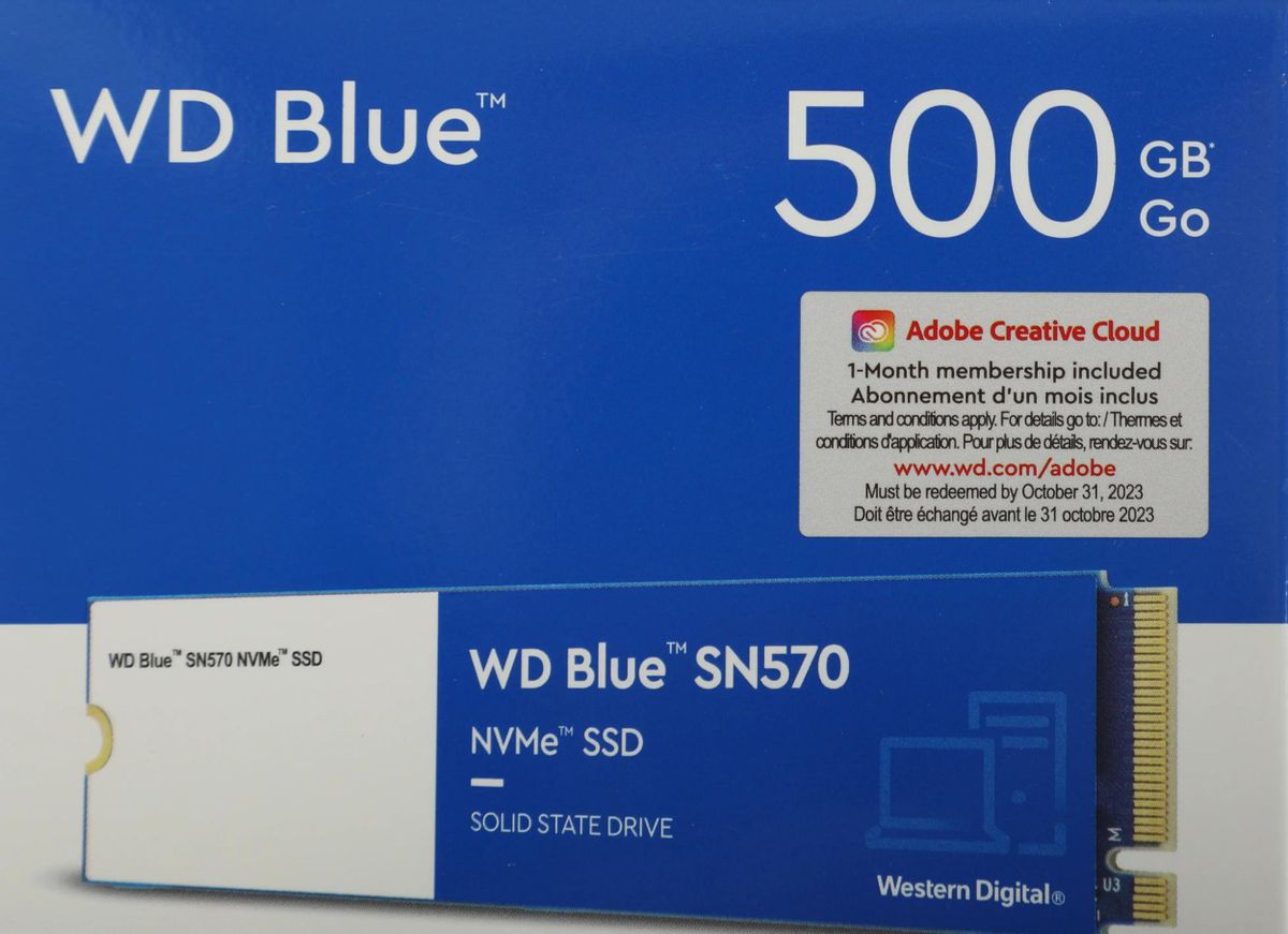 SSD накопитель WD Blue SN570 WDS500G3B0C 500ГБ, M.2 2280, PCIe 3.0 x4,  NVMe, M.2 – купить в Ситилинк | 1846030