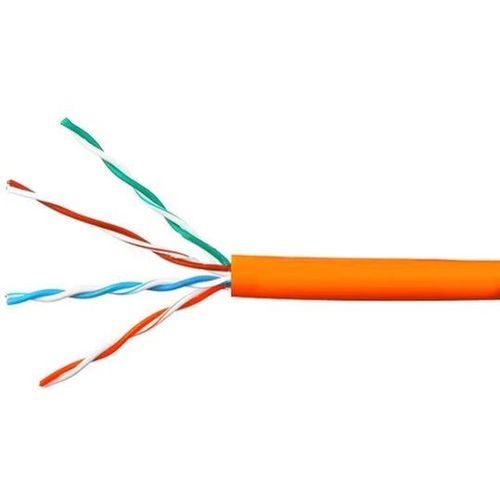 Кабель CABLEXPERT UPC-5051E-LSZH-4-CU FTP, кат.5E, 305м, 4 пары, 24AWG, 0.51мм, медь, многожильный, оранжевый