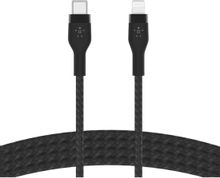 Изображение товара Кабель Belkin CAA011bt1MBK, Lightning (m) - USB Type-C (m), 1м, MFI, черный Изображение товара Кабель Belkin CAA011bt1MBK, Lightning (m) - USB Type-C (m), 1м, MFI, черный