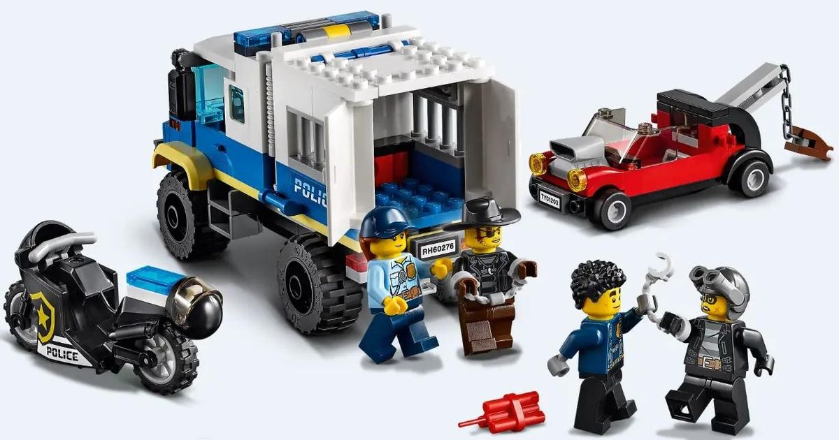 Lego city police transport online