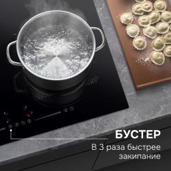 Индукционная варочная поверхность ZIGMUND & SHTAIN CI 61.6 B, стеклокерамика, черный