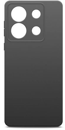 Чехол (клип-кейс) BORASCO Silicone Case, для Xiaomi Poco X6, черный [72990]