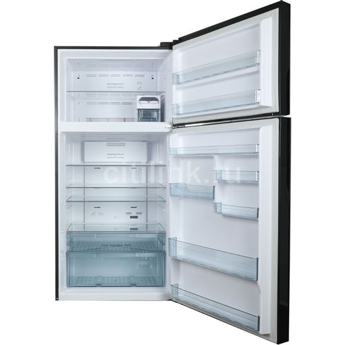 Холодильник двухкамерный Hitachi R-VG660PUC7-1 GBK инверторный, черный