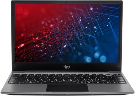 Ноутбук iRU Tactio 14ALH, 14", 2024, IPS, Intel Core i3 1215U 1.2ГГц, 6-ядерный, 8ГБ DDR4, 256ГБ SSD,  Intel UHD Graphics, Windows 11 Pro,  серый [2059058]