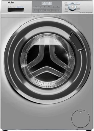 Стиральная машина узкая HAIER HW60-BP12929BSE, с фронтальной загрузкой, 6кг, 1200об/мин, с паром, инверторная