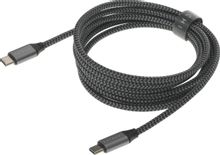 Изображение товара Кабель Satechi USB Type-C - USB Type-C 2м серый для быстрой зарядки Изображение товара Кабель Satechi USB Type-C - USB Type-C 2м серый для быстрой зарядки