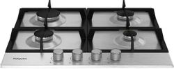 Газовая варочная панель HOTPOINT HGMT 641 IX,  серый