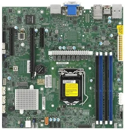 Серверная материнская плата Supermicro MBD-X12SCZ-F,  Ret [mbd-x12scz-f-b]