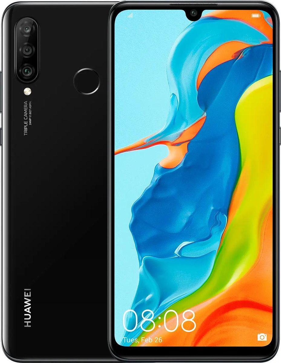 Отзывы на Смартфон Huawei P30 lite 128Gb, черный в интернет-магазине  СИТИЛИНК (1136878)