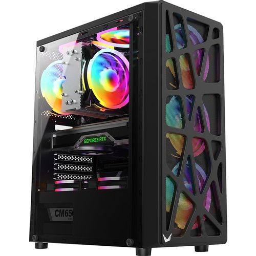 Корпус ATX Formula Mana AR V2, Midi-Tower, без БП, черный [mana black ar v2]