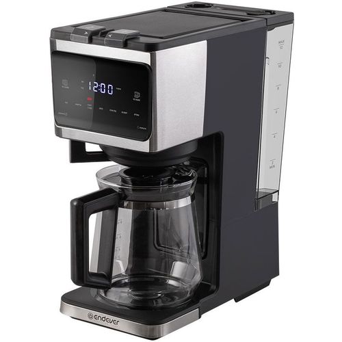 Кофеварка Endever Costa-1046, капельная, стальной /черный