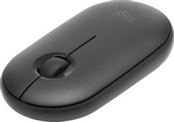 Мышь беспроводная Logitech Pebble M350, USB, темно-серый