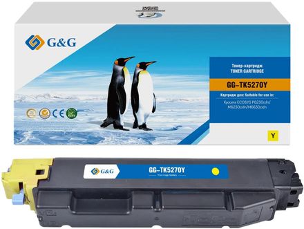 Картридж G&G GG-TK5270Y, TK5270Y, желтый / GG-TK5270Y