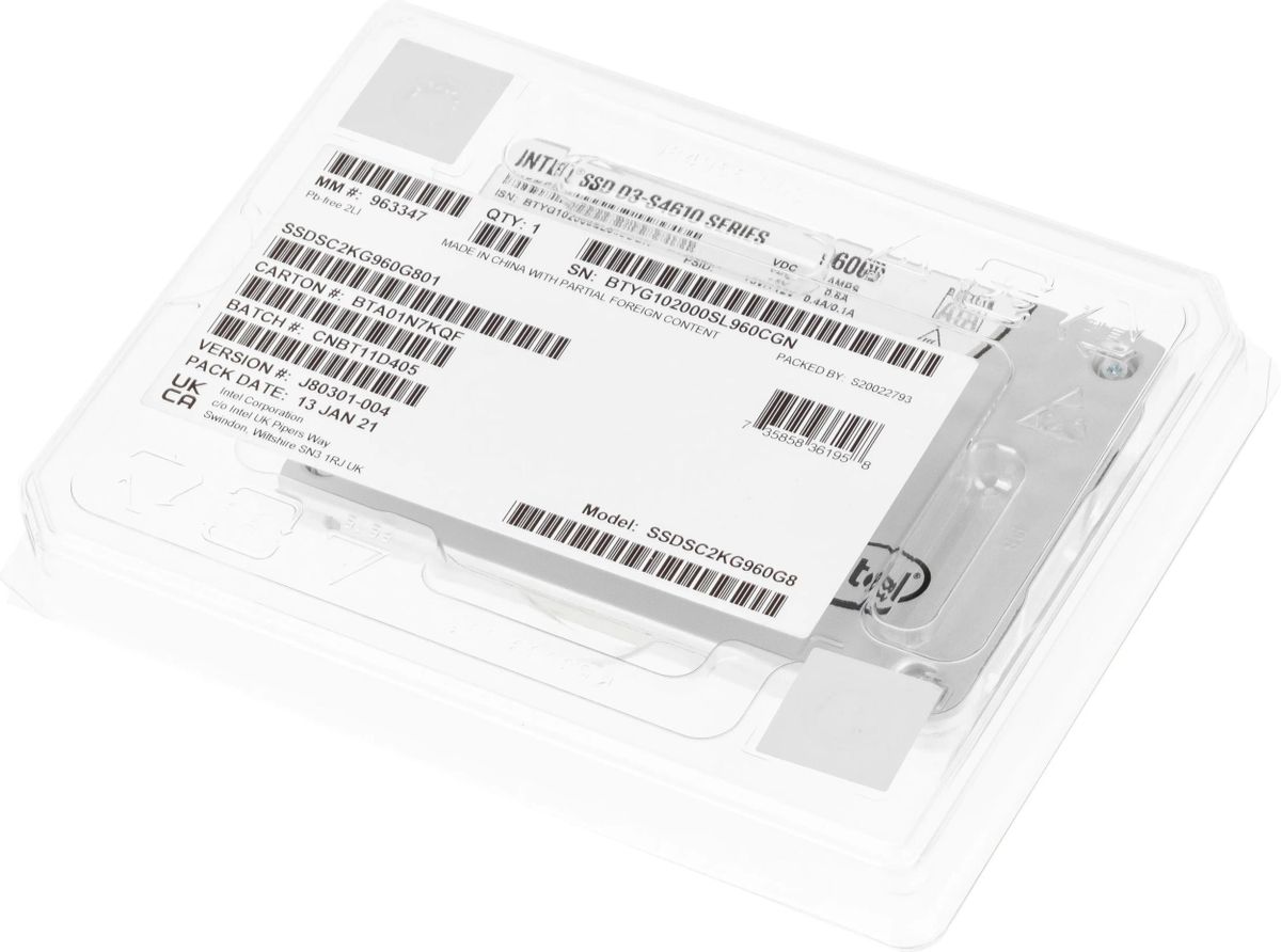 SSD Intel DC D3 S4610 SSDSC2KG960G801 960 2.5