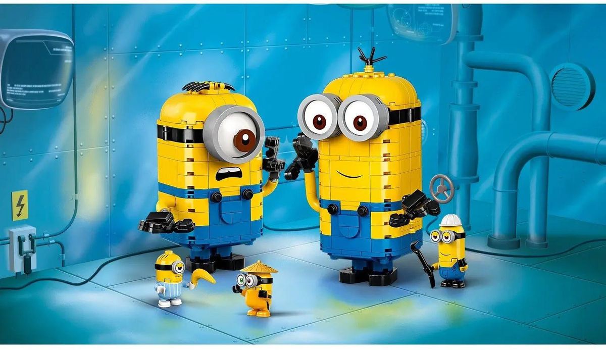 Конструктор Lego Minions Фигурки миньонов и их дом [75551] – купить в  Ситилинк | 1583900