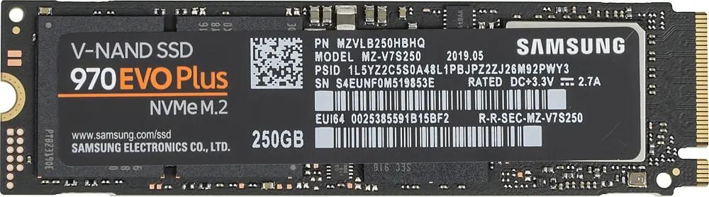 250ГБ SSD накопитель Samsung 970 EVO Plus MZ-V7S250BW M.2 2280