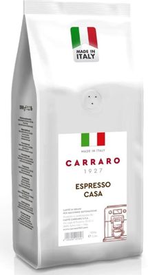 Характеристики Кофе зерновой CARRARO Espresso Casa, средняя обжарка ...