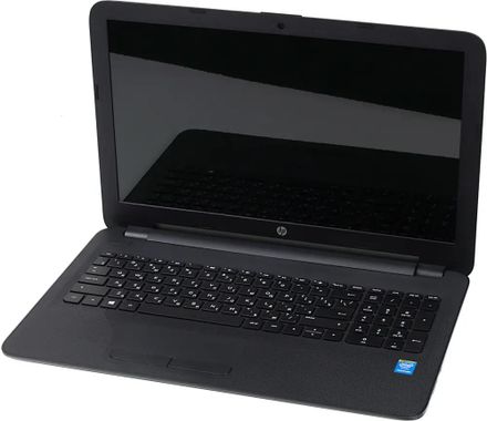 Ноутбук HP 15-ac004ur 15.6", Intel Pentium 3825U 1.9ГГц, 2-ядерный, 2ГБ DDR3, 500ГБ,  Intel HD Graphics, FreeDOS, черный [n2k27ea]