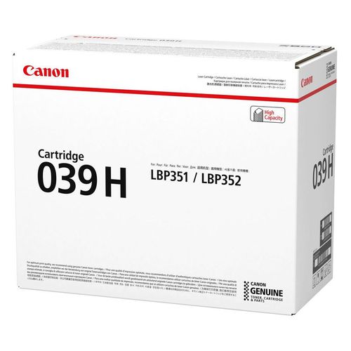 Картридж Canon 039HBK, черный / 0288C001/002
