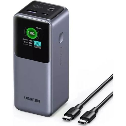 Внешний аккумулятор (Power Bank) UGREEN PB721, 20000мAч, серый [35524b]