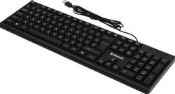 Клавиатура Defender Daily HB-162, проводная, мембранная, черный