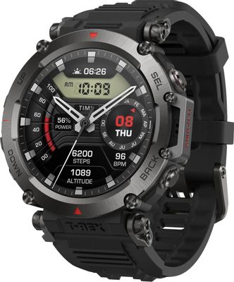Смарт-часы AMAZFIT T-Rex Ultra A2142,  47.3мм,  1.39",  черный/черный