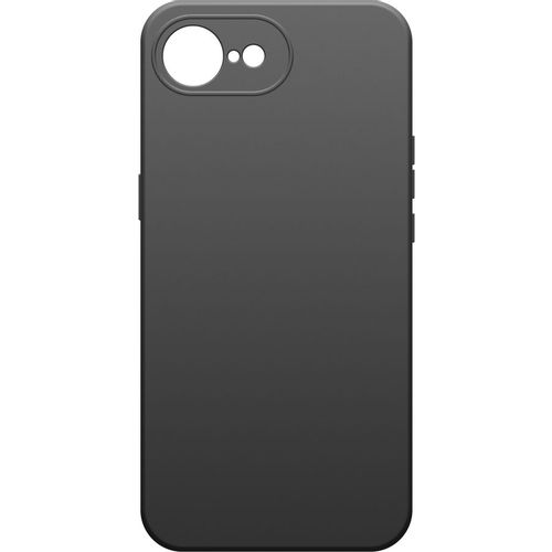 Чехол (клип-кейс) BORASCO Silicone Case, для Apple iPhone 16e, черный [75059]
