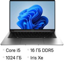 Изображение товара Ноутбук TECNO MegaBook T14RA Air 14 IPS Core i5 16ГБ 1ТБ SSD Windows 11 серый