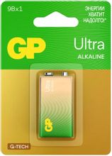 Изображение товара Батарейка GP Ultra Alkaline 9V 1604AUA21-5CRSBC1 1 шт.
