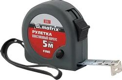 Рулетка строительная MATRIX Fine, 5м x19мм