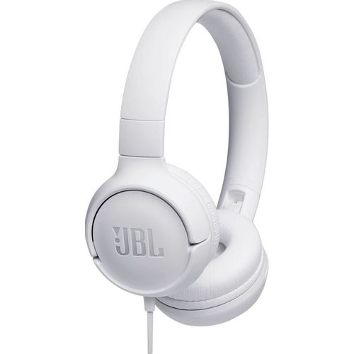 Наушники JBL Tune 500, 3.5 мм, накладные, белый [jblt500wht]