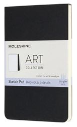 Блокнот Moleskine Art Soft, 48стр, мягкая обложка, черный