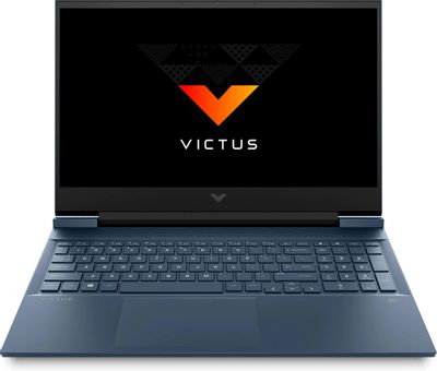 Характеристики Ноутбук игровой HP Victus 16-e0080ur 4E1L2EA, 16.1, IPS,  AMD Ryzen 5 5600H 3.3ГГц, 6-ядерный, 8ГБ DDR4, 512ГБ SSD, NVIDIA GeForce RTX  3060 для ноутбуков - 6 ГБ, Free DOS 3.0, синий (1744815) смотреть в СИТИЛИНК