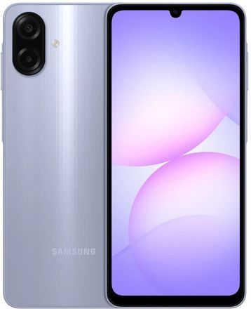 Смартфон Samsung Galaxy A07 4/128Gb, 6.7", IPS, 90Гц, 5000мAч, 2 nano SIM, фиолетовый