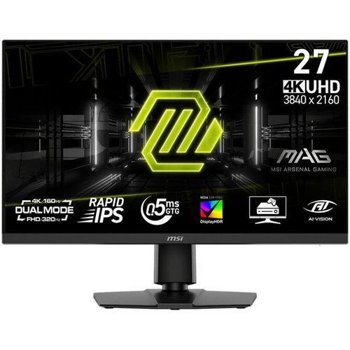 27" Монитор MSI Mag 272URDF E16, 3840x2160, IPS, 160Гц, 2хHDMI, 1хDP, черный [9s6-3ce79t-009]