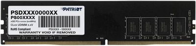 Оперативная память Patriot Signature PSD416G266681 DDR4 -  1x 16ГБ 2666МГц, DIMM,  Ret