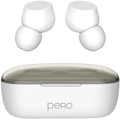 Наушники PERO TWS07, Bluetooth, внутриканальные, белый [ptws07w]