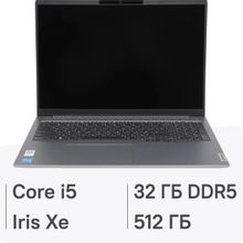 Изображение товара Ноутбук Lenovo Thinkbook 16 G6 IRL, 16", Intel Core i5, 32ГБ RAM, 512ГБ SSD