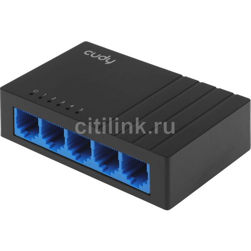 Коммутатор CUDY GS105D, неуправляемый, 5 RJ-45, 10/100/1000 Мбит/с