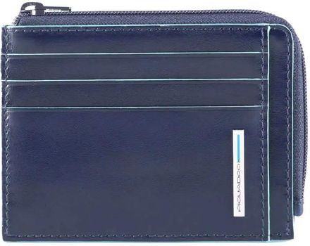 Чехол для кредитных карт Piquadro Blue Square PP4822B2R/BLU2, кожа натуральная, синий