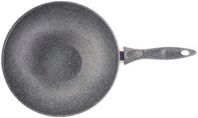 Сковорода ВОК (WOK) SCOVO Stone Pan ST-056, 28см, без крышки, серый ...