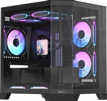 Изображение товара Корпус для ПК Формула Crystal Z6M Floe Midi-Tower черный с прозрачной боковой панелью