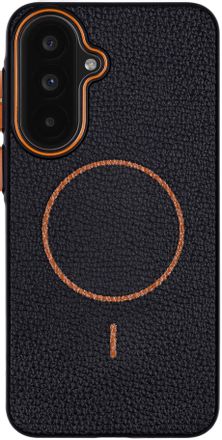 Чехол (клип-кейс) ZIBELINO ECO-Leather, для Samsung Galaxy A57, черный [zms-sam-a57-el-blkorg]