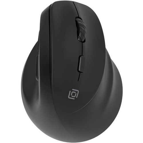 Мышь беспроводная Oklick 688MW ERGO, Bluetooth/Радио, вертикальная, оптическая, 2400dpi, черный [2070320]