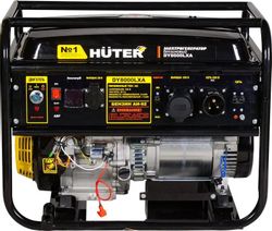 Бензиновый генератор Huter DY8000LXA, 220 В, 7кВт