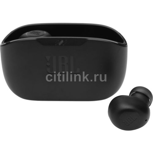 Наушники JBL Wave Buds, Bluetooth, внутриканальные, черный [jblwbudsblk]